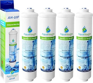 4x AquaHouse AH-UIF filtre à eau compatible pour réfrigér…