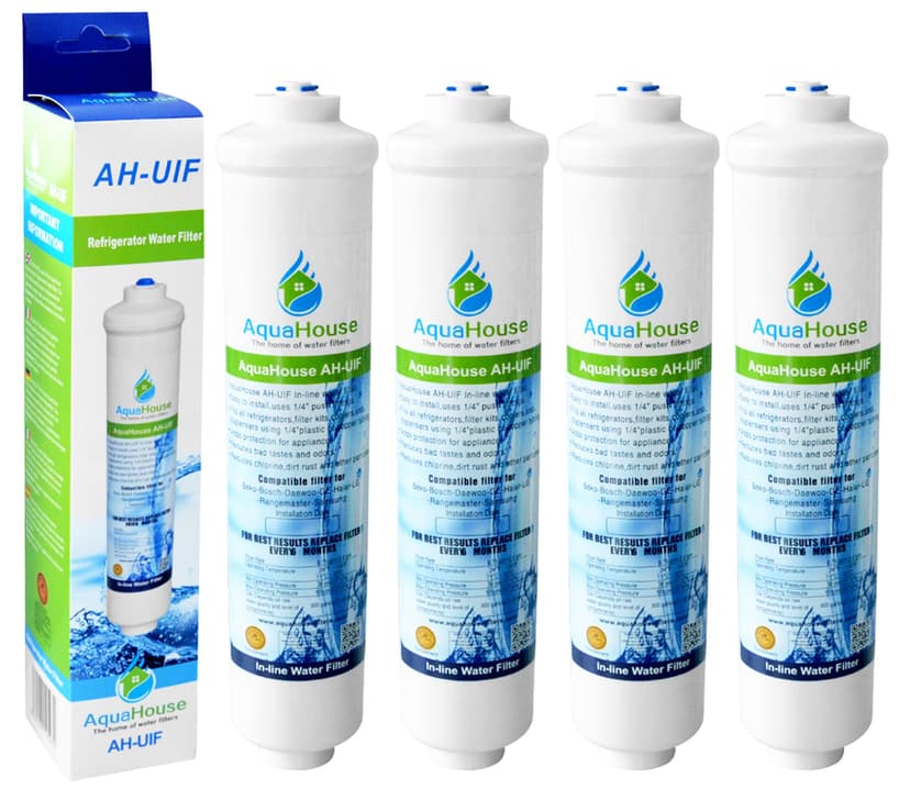 4x AquaHouse AH-UIF filtre à eau compatible pour réfrigér… - 1