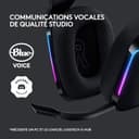 Logitech G G733 LIGHTSPEED Wireless Gaming Headset with suspension headband, LIGHTSYNC RGB, Blue VO,CE mic technology and PRO-G audio drivers, Lightweight, 29 Hour battery life, 20m range - Black - 9