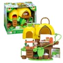 Klorofil – Casa Tropicale Mondo in Miniatura – Da 18 Mesi – Camera, Cucina, Bagno, Teleferica – Pop Up, Specchio, Ruota Frutta – 1 Personaggio Incluso – Idea Regalo Giocattolo Bambino - 1