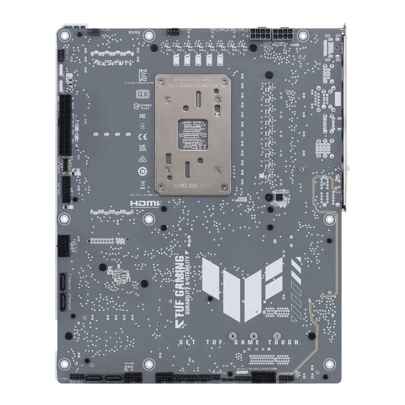 ASUS TUF Gaming B850-BTF WiFi W AMD B850 ATX Motherboard,Hidden-Connector Design, 14+2+1 80A DrMOS Power Stages, DDR5, PCIe 5.0 Ready, 3X M.2, Wi-Fi 7, 2.5Gb LAN, DP, HDMI™, USB 20Gbps Type-C - 6