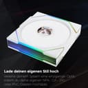 Ventilateur+de+boitier+Lian+Li+Uni+Fan+TL+Wireless+LCD+Reverse+RGB+-+12cm+%28Blanc%29 - 6