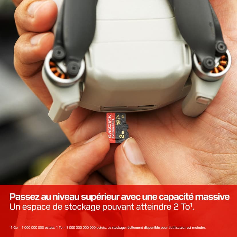 SANDISK Extreme Pro Carte UHS-I microSD + SD Adapter, 128 Go (Vitesses de Lecture allant Jusqu’à 250 Mo/s et d’écriture Jusqu’à 120 Mo/s, 5K, 3K, 4K UHD, C10, V30, U3, A2) - 4