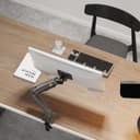 Ergosolid PC Monitor Stand, Ergonomic Gas Spring Articulated Arm, 17-32 Inches, VESA 75mm and 100mm, 360° Rotatable - 7