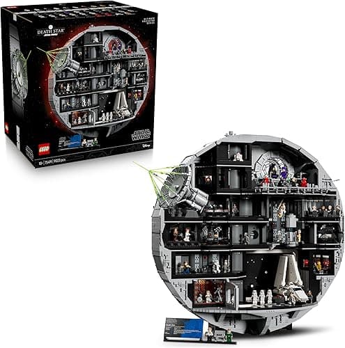 LEGO Star Wars 75419 Death Star Building Set for Adults - Interactive UCS Display Model Kit with 36 Minifigures incl. Luke Skywalker, Han Solo & Darth Vader - Collectible Gift for A New Hope Fans