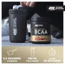 Optimum Nutrition Gold Standard BCAA Train + Sustain, Amino Acids Pre Workout Powder, Sports Drink with Vitamin C, Zinc, Magnesium and Electrolytes, Peach & Passionfruit Flavour, 28 Servings, 266 g - 4