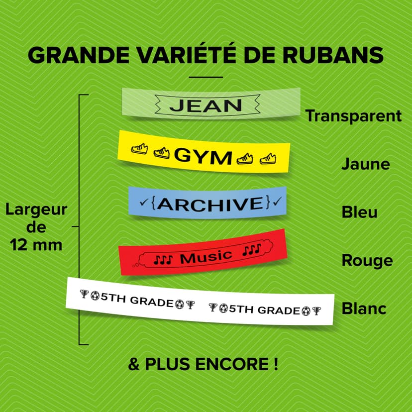 DYMO LetraTag LT-100H Handheld Label Maker | ABC Keyboard Label Printer with Easy-to-Use13 Character LCD Screen | for Home or Office | Blue - 3