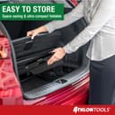 ATHLON TOOLS Foldable boot bag - Organiser, box - Reinforced, stable - Fastening strips - 7