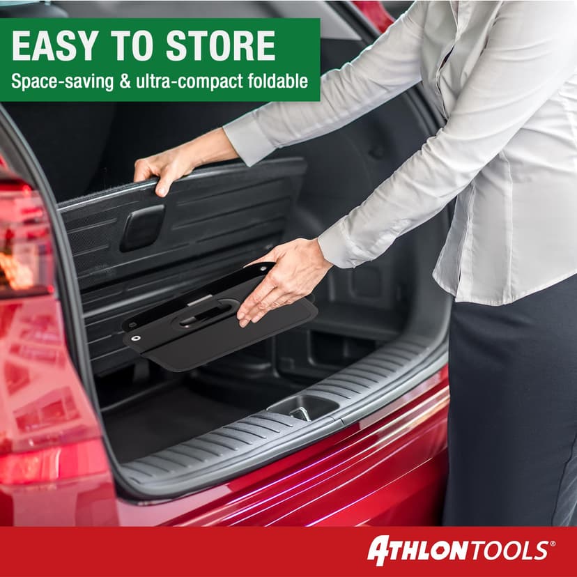 ATHLON TOOLS Foldable boot bag - Organiser, box - Reinforced, stable - Fastening strips - 7