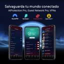 ASUS ROG GT-BE19000 - Routeur Gaming Wi-FI 7 - Tri-Bande - débit de 19Gb/s - Nouvelle Bande passante 320MHz & 4096-QAM, Double Port 10G, Triple accélérateur de Jeu, sécurité réseau Gratuite, AiMesh - 6