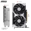 MSI GeForce RTX 5050 8G VENTUS 2X OC Graphics Card - RTX 5050 GPU, 8GB GDDR6 (20Gbps/128-bit), PCIe 5.0 - DUAL-Fan Thermal Design (2 x TORX FAN 5.0) - HDMI 2.1b, DisplayPort 2.1b - 6