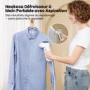Neakasa Magic 1 Défroisseur vapeur portable avec aspiration, compact et pliable, pas de planche à repasser nécessaire, utilisation à une main - 2