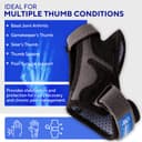 THUASNE Ligaflex Rhizo - Thumb Arthritis Support Splint - Spica Support for Trigger Thumb, Thumb Injuries - CE Medical Device (Size: 1, Right) - 5