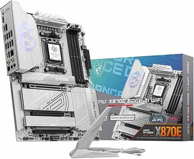 MSI MPG X870E EDGE TI WIFI Motherboard, ATX - Supports AM…