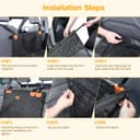 Pecute Extra Stable Dog Car Seat - Pet Car Seat Scratch Proof Car Seat for Dogs Large - 9