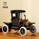 LEGO Icons Ford Model T - Retro Car Model Kit for Adults - Collectible Display Set w/Fabric Roof, Tall Wheels & Split Windscreen - DIY Gift for Fans of Classic Vehicles - 11376 - 2