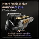Braun Tête De Rasoir Electrique Homme Series 9 PRO + 96M Noire, ORIGINALE, Remplacement De La Grille Pour Un Rasage De Près, Lames Ultra Fines, Elément De Rechange OFFICIEL - 4