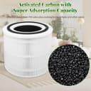 Core 300s Air Purifier Filter for LEVOIT Core 300s / Core 300 Air Purifier, 3-in-1 Pre, H13 Grade True HEPA Activated Carbon, High Efficiency Filter Replacement, Part Number Core 300 RF Filter, 2-Pack - 4