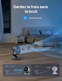 DREO Smart Table Fan for Bedroom, 28dB Silent Air Circulator Fan with Remote, 7 Inch Diameter Cooling Quiet Desk Fan, 120° Vertical Manual+90° Horizontal Oscillating, 4 Speeds, 5 Modes, 12H Timer - 7
