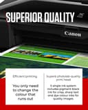 Canon PIXMA iX6850 Wireless Printer (Black) - Compact, High-Performance Home Printer - Print A3+ Photo-Lab Quality Documents & Photos - Wi-Fi/Ethernet Connectivity - Replaceable 5 Single Ink System - 3