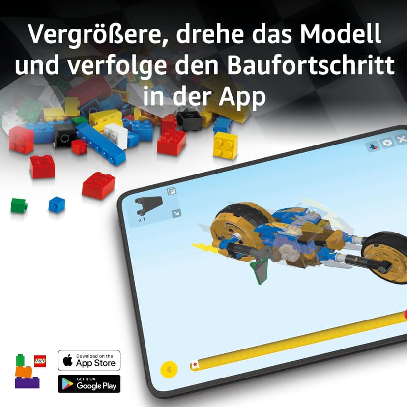 LEGO Speed Champions Nissan Skyline GT-R (R34) 2 Fast 2 Furious - Maquette de Voiture de Course à Construire avec Minifigurine Brian O'Conner - Idée Cadeau pour Garçons et Filles dès 9 Ans 76917 - 5