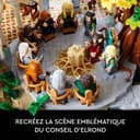 LEGO Icons The Lord of the Rings: Rivendell - Collectible LotR Display Set for Adults with 15 Unique Minifigures incl. Gandalf, Legolas, Aragorn & Frodo - 10316 - 5