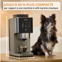 KRUPS Coffee Crush Superautomatic Coffee Maker 15 Bar 3 Coffee Recipes 3 Temperature Levels Touch Screen Compact 15 cm Wide SA402AE0 - 2