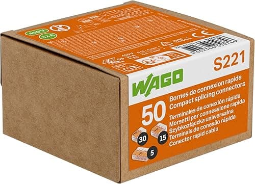 WAGO Variegated Box 50 Terminals - 30 x 2, 15 x 3, and 5 x 5 Inputs