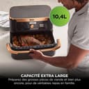 Ninja Foodi FlexDrawer 10.4L Oil-Free Fryer, 7 Modes, Roast, Bake, Non-Oil Frying, Crispy, Warm, Dehydrate, Rise, XL, Savings, DualZone Black/Copper OL750EUDBCP - 5