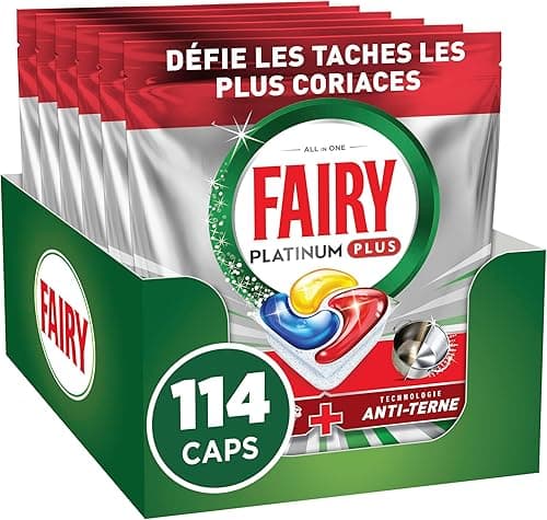 Fairy Platinum+ Complete Dishwasher Tablets 114ct, Dishwasher Tablets Bulk