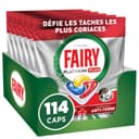 Fairy Platinum+ Complete Dishwasher Tablets 114ct, Dishwasher Tablets Bulk - 1