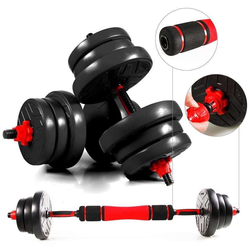CCLIFE Haltère réglable, Haltères Musculation 20/25/30/40KG pour Adaptés au Fitness à Domicile et à la Musculation-ZERRO - 2