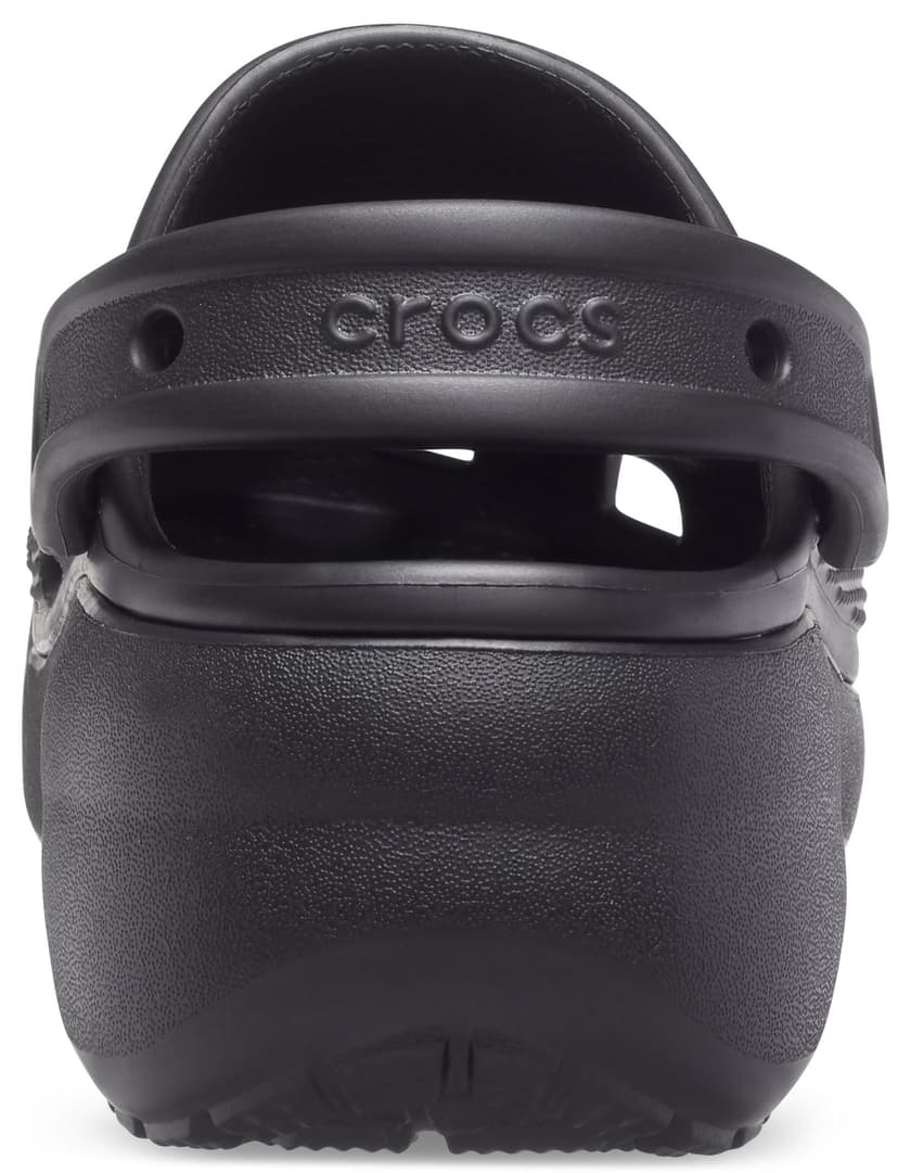 Crocs Femme Classic Platform Clog W Sabots, Black, 36/37 EU - 2