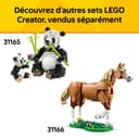LEGO Creator 3-en-1 Animaux Sauvages : Le Toucan Tropical - Oiseau avec Fleur - Jouet Animal Transformable en Figurine de Papillon ou de Poisson Tropical - Cadeau Original Fille ou Garçon 7 Ans 31173 - 8