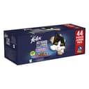 Felix Every Day Party Mix in Jelly Cat Food, Wet Food Meal Bags with Beef, Chicken, Salmon & Tuna, 44 x 85 g (44 meal bags; 3.7 kg) - 1
