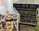 ROMMELSBACHER DA 650 automatic dehydrator, drying surface 0.5 m2, with 7 stainless steel dehydration trays, 1 dehydration rack, 1 dehydration stand, LCD display, - 5
