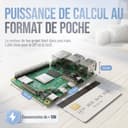 db-tronic Raspberry Pi 4 4GB Starter Kit | 64GB White Edition | 15W Power Supply | Case with 4x Heatsinks | 4K Micro HDMI Cable | Ideal for Smart Home, Retro Gaming & Home Assistant - 8