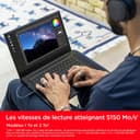 SanDisk Extreme 1 To, M.2 2280, PCIe Gen 4 NVMe, avec une vitesse de lecture allant jusqu'à 5150 MB/s - 2