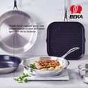 Beka Chef - Poêle Inox 18/10 - 28 cm - Tous Feux Compatible Induction - Acier Inoxydable - 5