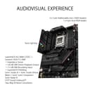 ASUS ROG STRIX B650E-F Gaming Wifi - Carte mère AMD Ryzen AM5 ATX (12 plus 2 phases d'alimentation, DDR5, 3 x M.2, PCIe 5.0, WiFi 6E, 2.5G LAN, USB 3.2 Gen 2x2 Type-C port, Aura Sync RGB) - 4