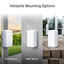 ASUS ZenWiFi BD4 Outdoor - Pack de 1 - Système WiFi 7 Mesh - Double-Bande, 3600 Mbps, 235m2, Double Ports 2,5G, Alimentation PoE, résistance IP65, jusqu'à 3 SSID, contrôle Parental et VPN - 7