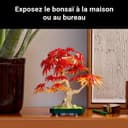 LEGO Botanicals Japanese Maple Bonsai Tree - Artificial Plant Building Kit for Adults with Red and Orange Leaves and Buildable Pot, DIY Office and Home Decoration, Gift for Women and Men 10348 - 6