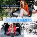 HIKENTURE Matelas Voiture pour Tesla Model Y/Juniper/3, Autogonflant et Ultra-léger - Matelas Gonflable Voiture Arrière en 8 cm Mousse à Mémoire de Forme - 40% Plus Compact - pour Camping, Voyage - 6