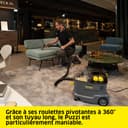 Kärcher Professionnel Injecteur-Extracteur Puzzi 8/1, Flexible 2-en-1, Réservoirs Eau Propre/Sale, Rendement Surfacique : 12-18 m²/h, Suceur Fauteuil Ergonomique - 6