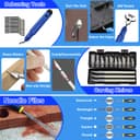 YOTINO 82 Pieces 3D Printer Accessories, 3D Printing Tool Kit, with Tweezers, Pliers, Carving Knife, Cleaning Needles, Wrench Set for Cleaning Finishing Printing - 6