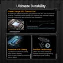 ASUS TUF Gaming GeForce RTX 5080 16GB GDDR7 OC Edition Gaming Graphics Card (PCIe 5.0, HDMI/DP 2.1, 3.6-slot, military-grade components, protective PCB coating, axial-tech fans, vapor chamber) - 3