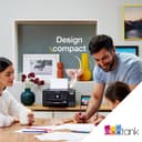 Epson Imprimante EcoTank ET-2851 avec réservoirs, Multifonction 3-en-1: Imprimante recto verso / Scanner / Copieur, A4, Jet d'encre couleur, Wifi Direct, Ecran, Faible coût par page, Compact - 8