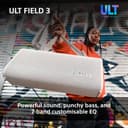 Sony ULT FIELD 3 - Portable Bluetooth Speaker with ULT POWER SOUND, 24hr Battery, IP67, Waterproof, Dustproof, Shockproof, Detachable Shoulder Strap, Compact - Off-White - 3