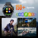 Mibro GS Pro2 Montre Connectée Homme Sport 1,43" AMOLED, avec GPS pour Running/Randonnée, Spécialisé dans Le Style Padel, 150 Modes Sportifs, Appel Bluetooth, Autonomie 20J (Gris Foncé) - 8
