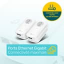 TP-Link 2000Mbps Powerline with 2 Gigabit Ethernet Ports and Integrated Socket, 2 Powerline Kit - Perfect Solution for Enjoying Multi-TV Service at Home -TL-PA9025P KIT (EN) - 5